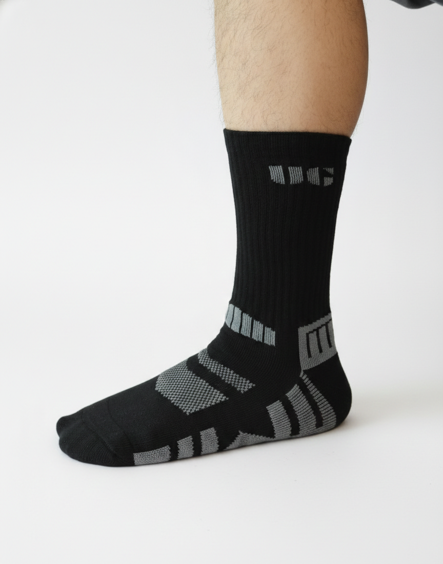 Combed Cotton Sport Socks (3 pairs)